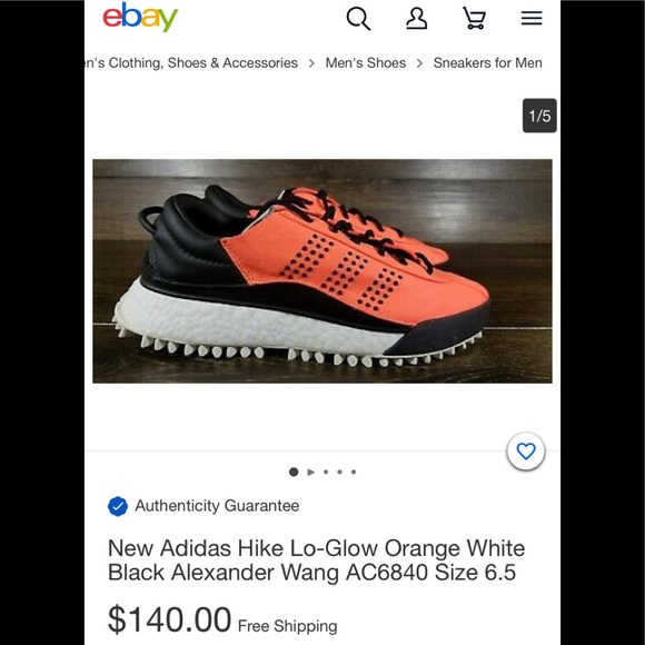 Adidas Hike Lo Glow Orange Alexander Wang - Picture 9 of 9